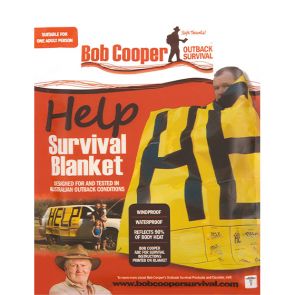 Bob Cooper Emergency Help Blanket for Outdoor