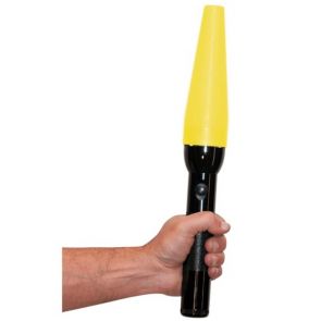 Maglite C / D & MagCharger LED Traffic Wand Accessory - Yellow