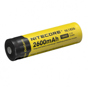 Nitecore NL1826 Li-ion 18650 Battery - 2600mAh