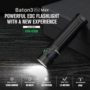 Olight Baton 3 Pro Max Recahrgeable LED Torch