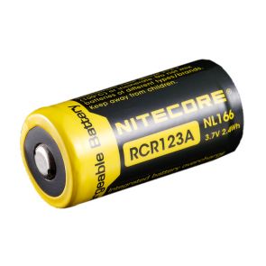 Nitecore RCR123A NL166 14500 3.7V Li-Ion Battery - 650mAh