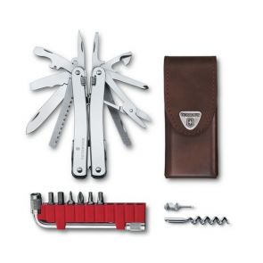 Victorinox Swiss Tool Spirit X Plus With Leather Pouch