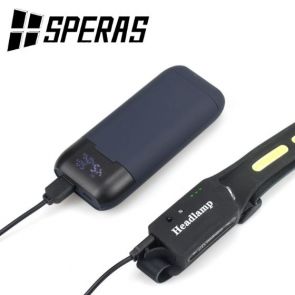 Speras Power Bank Battery Charger Combo