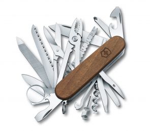 Victorinox Swiss Champ Swiss Army Knife - Walnut Wood